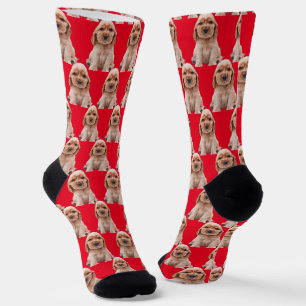 Erstelle deine eigene lustige Custom Foto-Crew  Socken