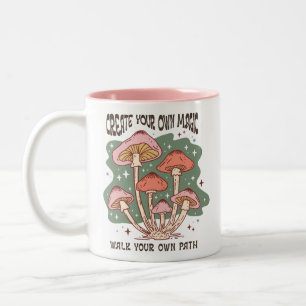 Erstelle deine eigene Magie, geh deinen eigenen We Zweifarbige Tasse