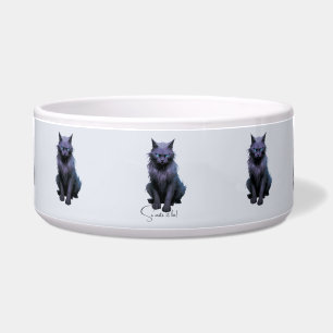 Erstelle deine eigene magische schwarze Katze Napf