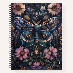 Erstelle deine eigene midnight blue Fantasy-Motte  Notizbuch