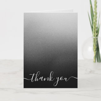 Erstelle deine eigene minimalistische Ombré-Fade-D Dankeskarte