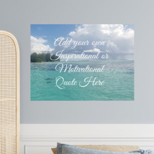 Erstelle deine eigene motivierende inspirierende O Poster