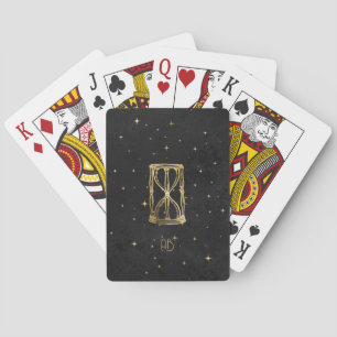 Erstelle Deine eigene Schwarz-Gold-Sanduhr Spielkarten