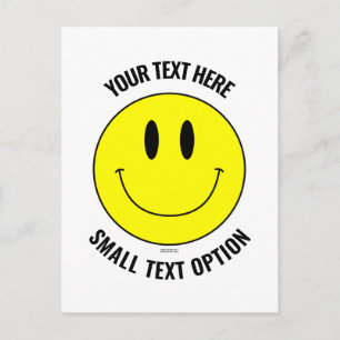 Erstelle Deine eigene Smilie-Smile-Postkarte Postkarte