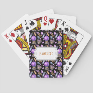 Erstelle Deine eigene violette Kristallkugel Spielkarten