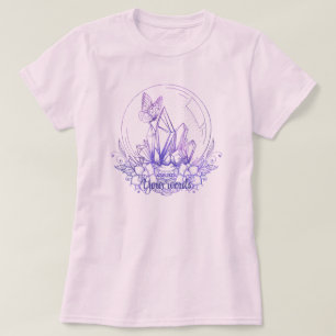 Erstelle Deine eigene violette Kristallkugel und B T-Shirt