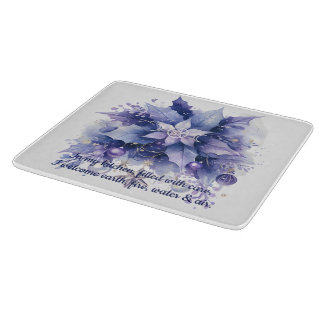 Erstelle deine eigene violette Winter-Sonnenwende- Schneidebrett