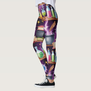 Erstelle Deine eigene violette Zaubertrank-Power-B Leggings
