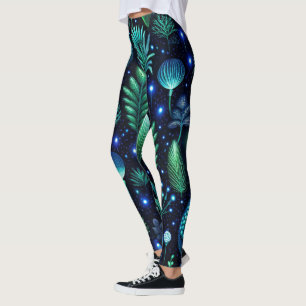 Erstelle deine eigenen ätherischen grün-blauen Wil Leggings