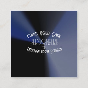 Erstelle deine eigenen benutzerdefinierten quadratische visitenkarte