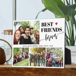 Erstelle deine eigenen besten Freunde 4-Foto-Colla Fotoplatte