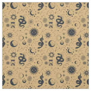 Erstelle deine eigenen Black Snakes Celestial Gold Stoff