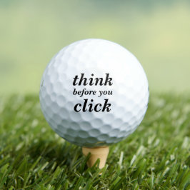 Erstelle deine eigenen | Denke bevor du klickst | Golfball