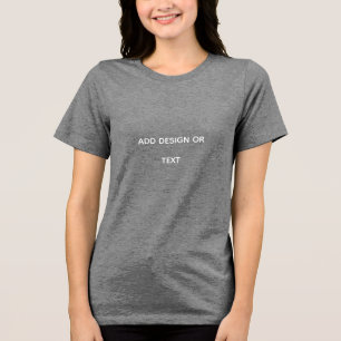Erstelle deine eigenen einfachen Tri-Blend shirt