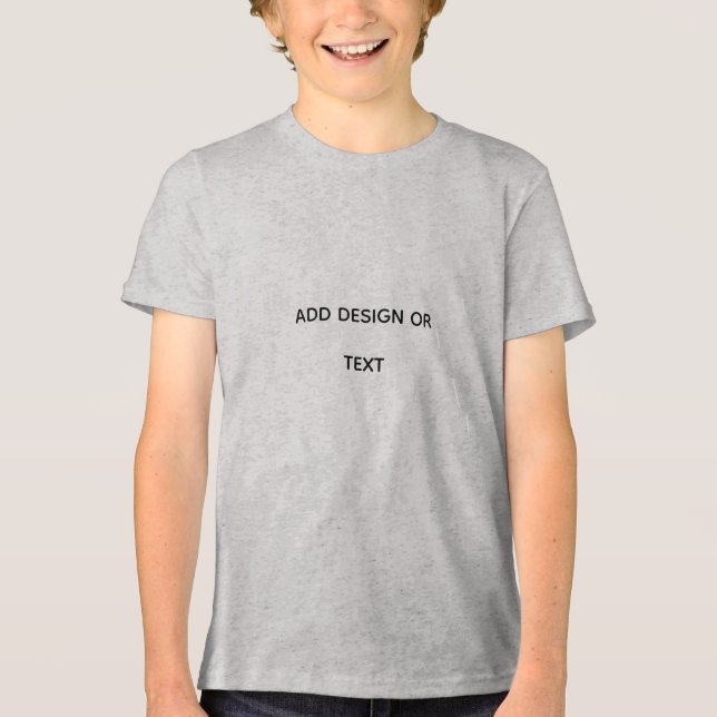 Erstelle deine eigenen einfachen Tri-Blend shirt (Vorderseite)