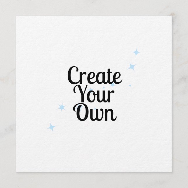 Erstelle deine eigenen einladung (Vorderseite)