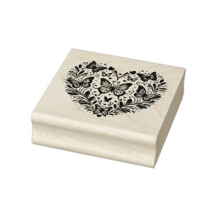 Erstelle deine eigenen floralen Schmetterlinge Lie Gummistempel