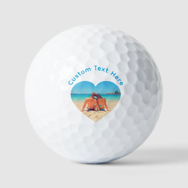 Erstelle deine eigenen Fotogolfbälle Geschenk Indi Golfball (Vorderseite)