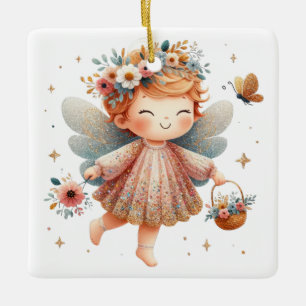 Erstelle deine eigenen funkelnden Gänseblümchen-En Keramikornament
