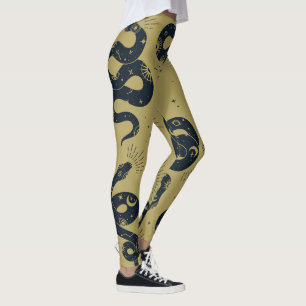 Erstelle deine eigenen heiligen schwarzen Schlange Leggings