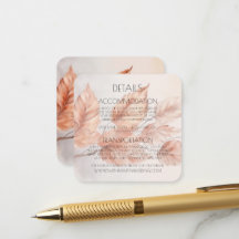Erstelle deine eigenen Herbstlaub Hochzeitsdetails