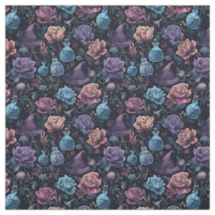 Erstelle deine eigenen Hexen-Gold-Rosa-Violett-Bla Stoff