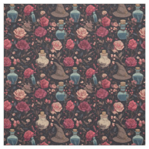 Erstelle deine eigenen Hexen-Rosa-Fuchsien-Rosen Stoff