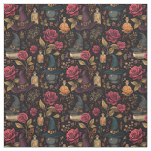 Erstelle deine eigenen Hexen-Rosa-Gelben Rosen Stoff