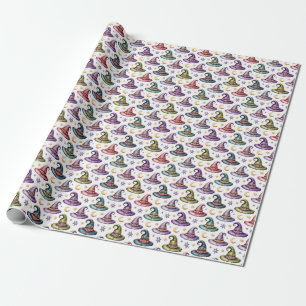 Erstelle deine eigenen himmlischen Ostara-Hexenhüt Geschenkpapier