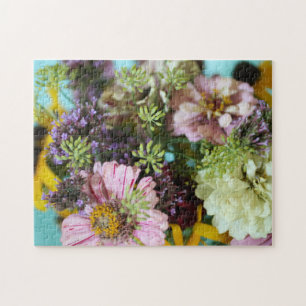 Erstelle deine eigenen hübschen Wildblumen Puzzle