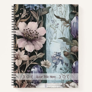 Erstelle deine eigenen Kristalle & Blumen Botanik Notizbuch