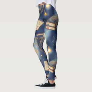 Erstelle deine eigenen magischen Zauberstudien Bla Leggings