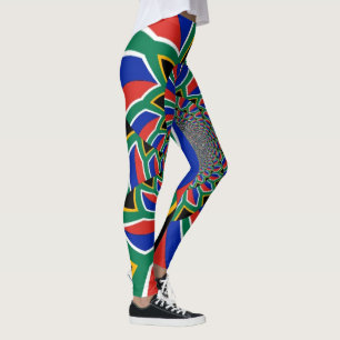Erstelle deine eigenen schönen südafrikanischen Fl Leggings