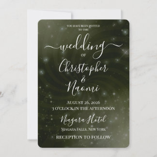 Erstelle deine eigenen Spiral Swirl Stars Hochzeit Einladung