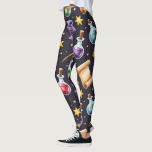 Erstelle deine eigenen süßen Zaubertrank-Schriftro Leggings
