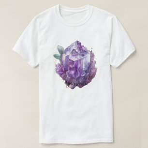 Erstelle deine eigenen violetten Amethyst-Kristall T-Shirt