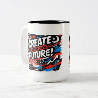 Erstelle Deine Zukunft Motivations-Tasse Träume Gr Zweifarbige Tasse