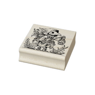 Erstelle Deinen eigenen Abenteurer mit Kapuzenrabe Gummistempel