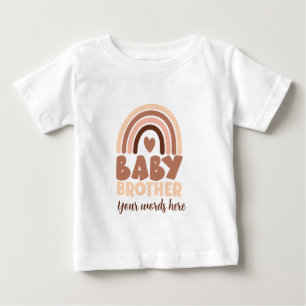 Erstelle deinen eigenen braunen Babybruder Baby T-shirt