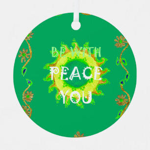 Erstelle Deinen Eigenen Einen Schönen Tag Frieden  Weihnachtsschmuck