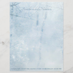 Erstelle Deinen Eigenen Eisigen Winter-Yule-Mystis Briefbogen