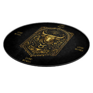 Erstelle deinen eigenen eleganten Gold Art Deco St Schneidebrett