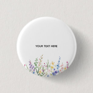 Erstelle deinen eigenen floralen Knopf Button