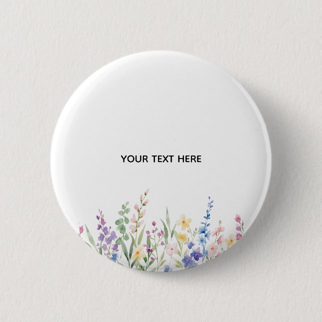 Erstelle deinen eigenen floralen Knopf Button (Vorderseite)