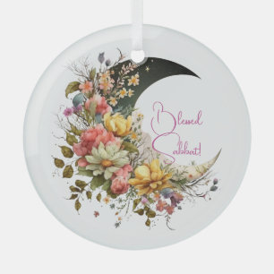 Erstelle deinen eigenen Frühlingsblumen-Halbmond Ornament Aus Glas