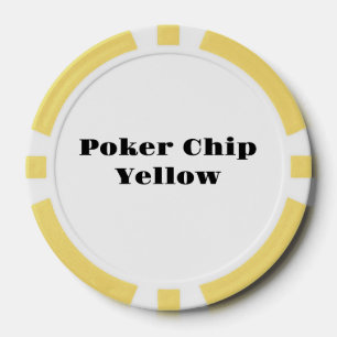Erstelle Deinen eigenen, Gelben Pokerchips