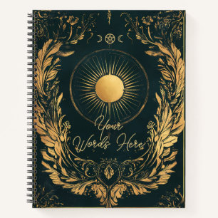 Erstelle deinen eigenen goldenen Lorbeer himmlisch Notizbuch