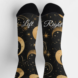 Erstelle deinen eigenen Halbmond Himmelskörper Socken
