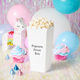 Erstelle Deinen Eigenen Maßgeschneiderten Popcorn Geschenkschachtel