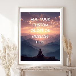 Erstelle Deinen Eigenen Motivationsspruch - Himmel Poster